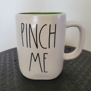 Rae Dunn PINCH ME Mug With Green Interior St. Patrick's Day Irish
